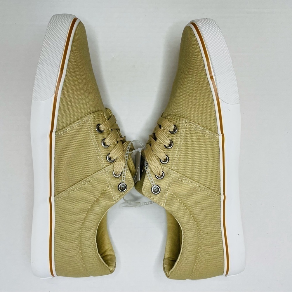Sail Men's Lace-up Sneakers Style JIB Camel Color. - Picture 5 of 8